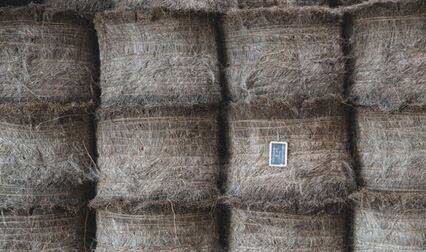 balles de fibres de lin