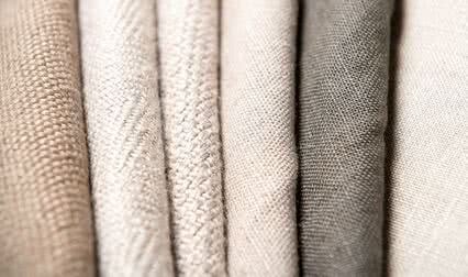 exemples de tissus en lin