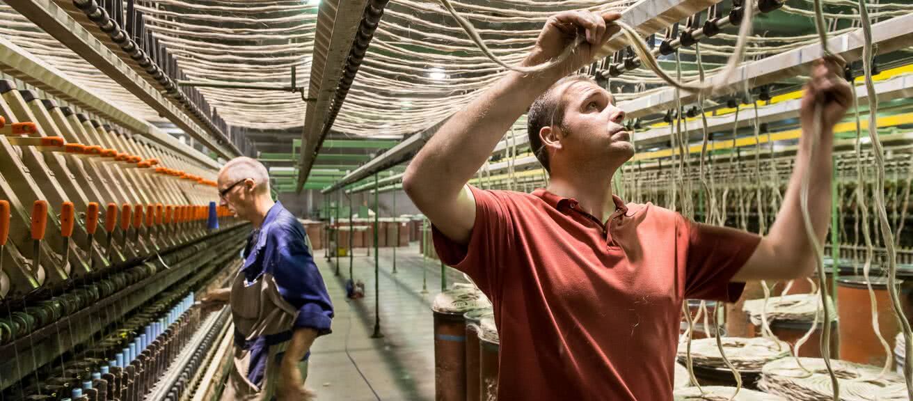 machine filature lin