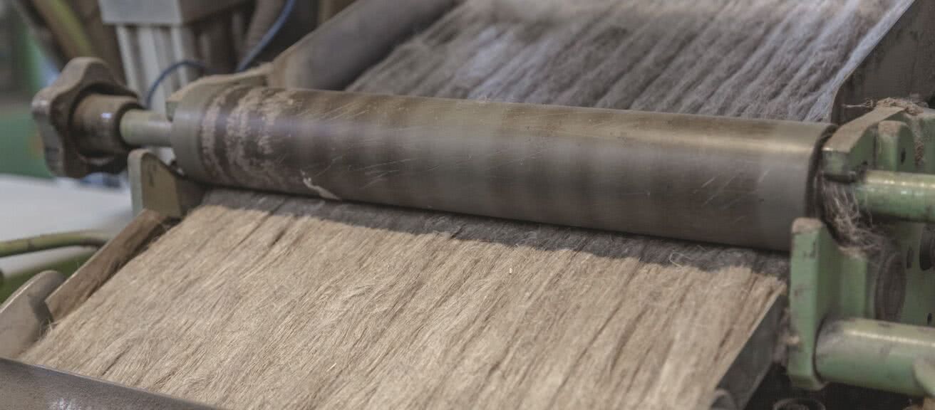 machine peignage fibres de lin