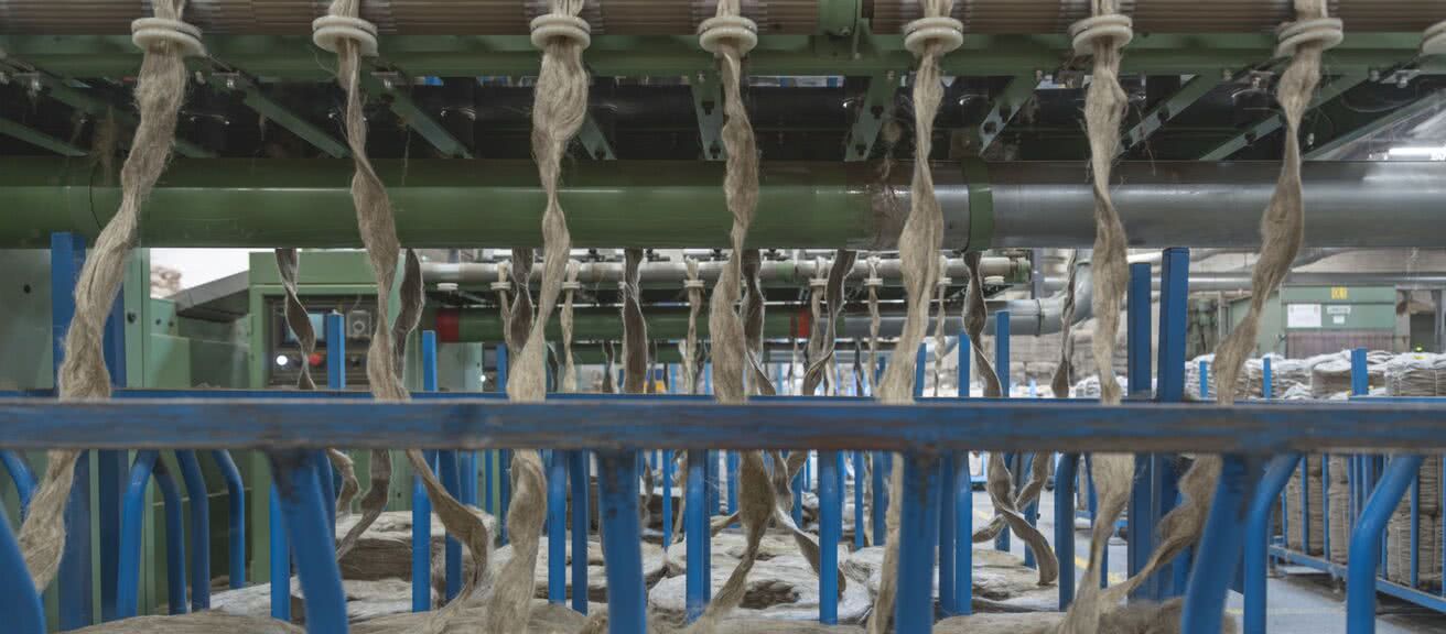 machine préparation à la filature lin